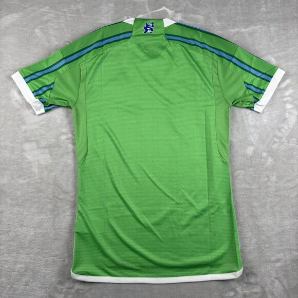 Adidas Men’s Seattle Sounders Size XS Authentic Version Home Soccer Jersey MLS - Picture 2 of 14